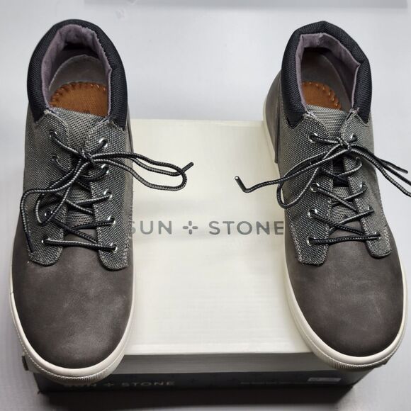 Sun + Stone Kids Boys 5M Gray Devin Boot New In Box (Store Floor Sample) - Picture 1 of 7